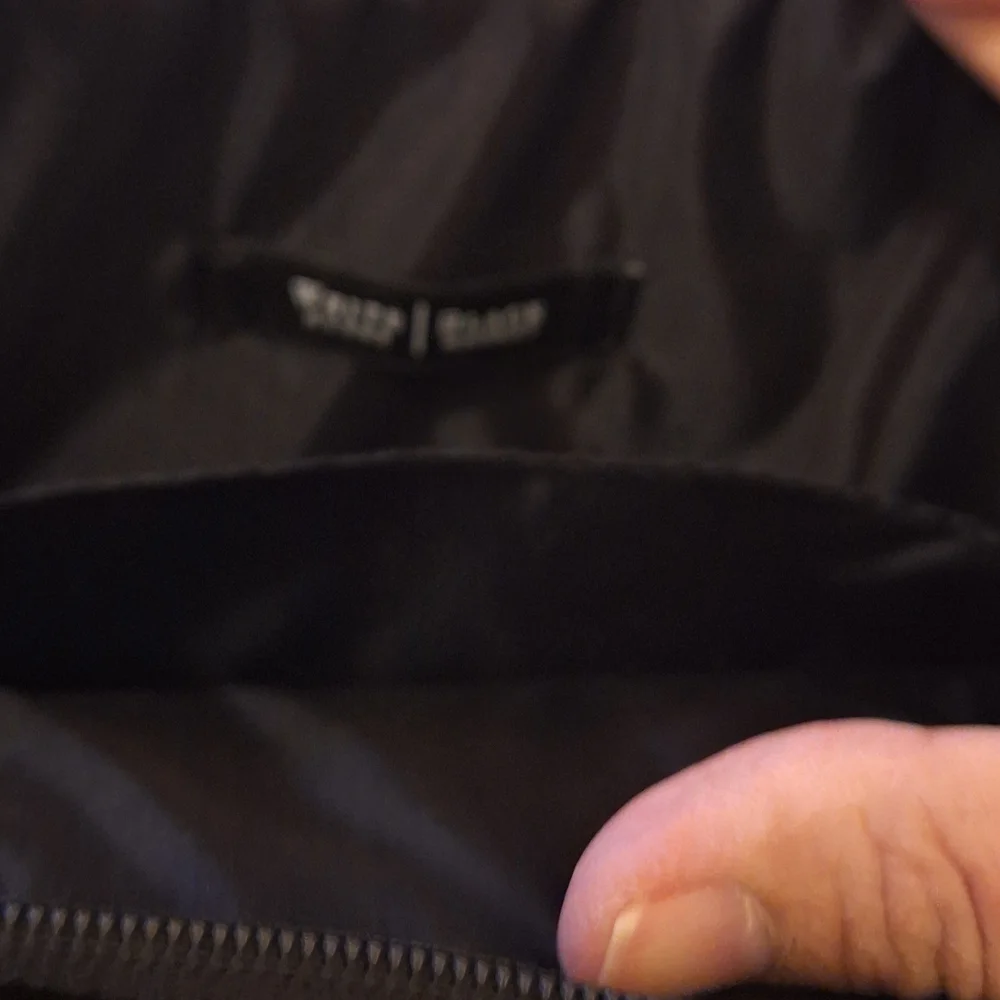 Quilted Black  Sleeve with Bow Accent